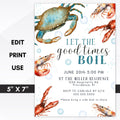 seafood boil invitation